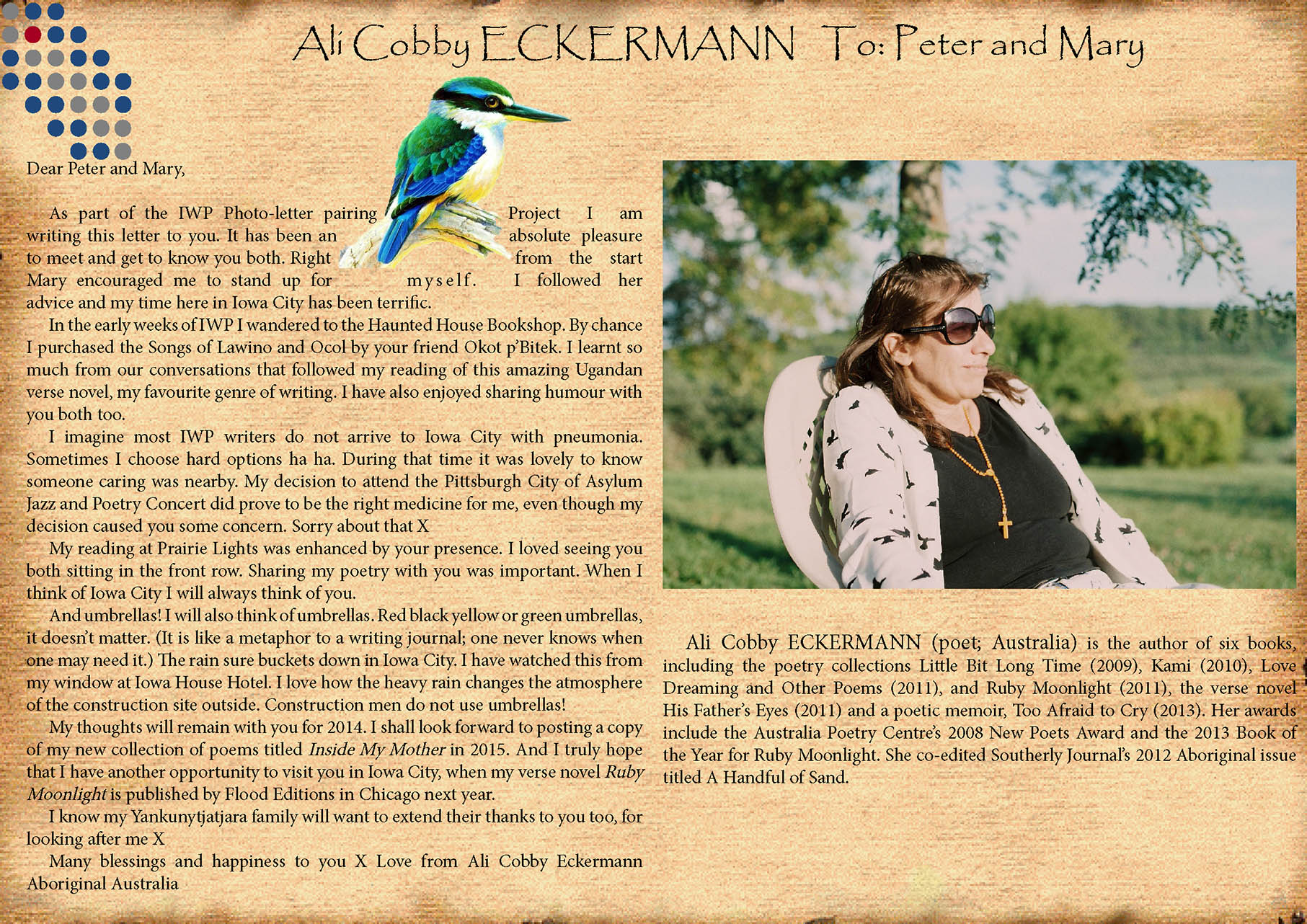 Photo-letter pairing, IWP, 2014 - Page 2014