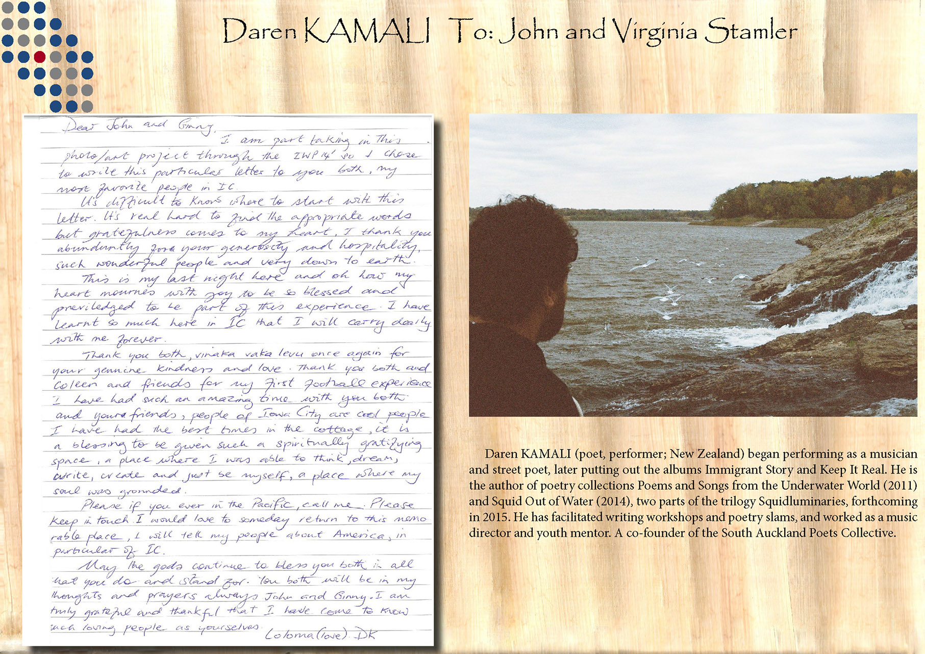 Photo-letter pairing, IWP, 2014 - Page 2014